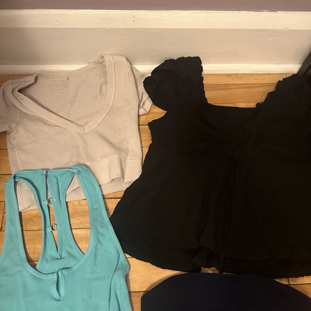 shirt bundle- garage x2, aerie, shein